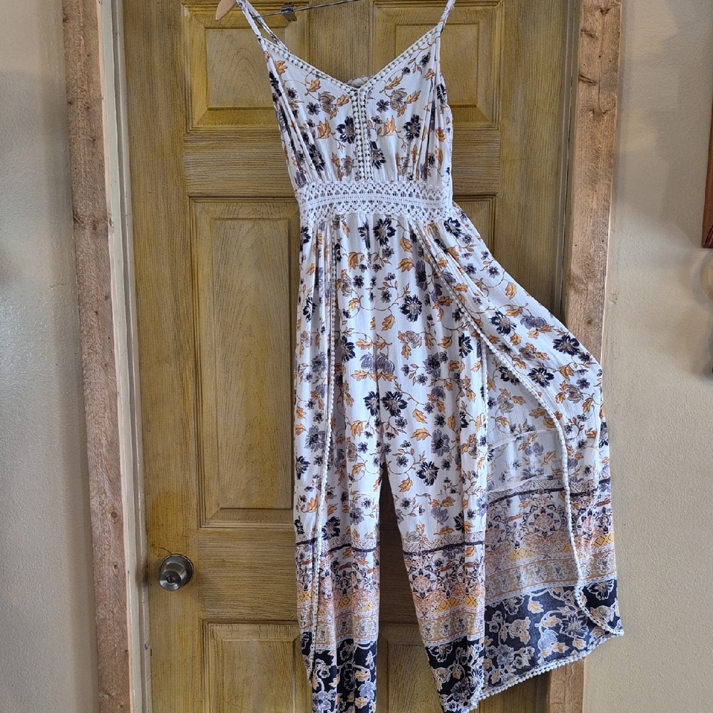 Angie Spaghetti Adustable Strap Split Open Leg Ju… - image 1